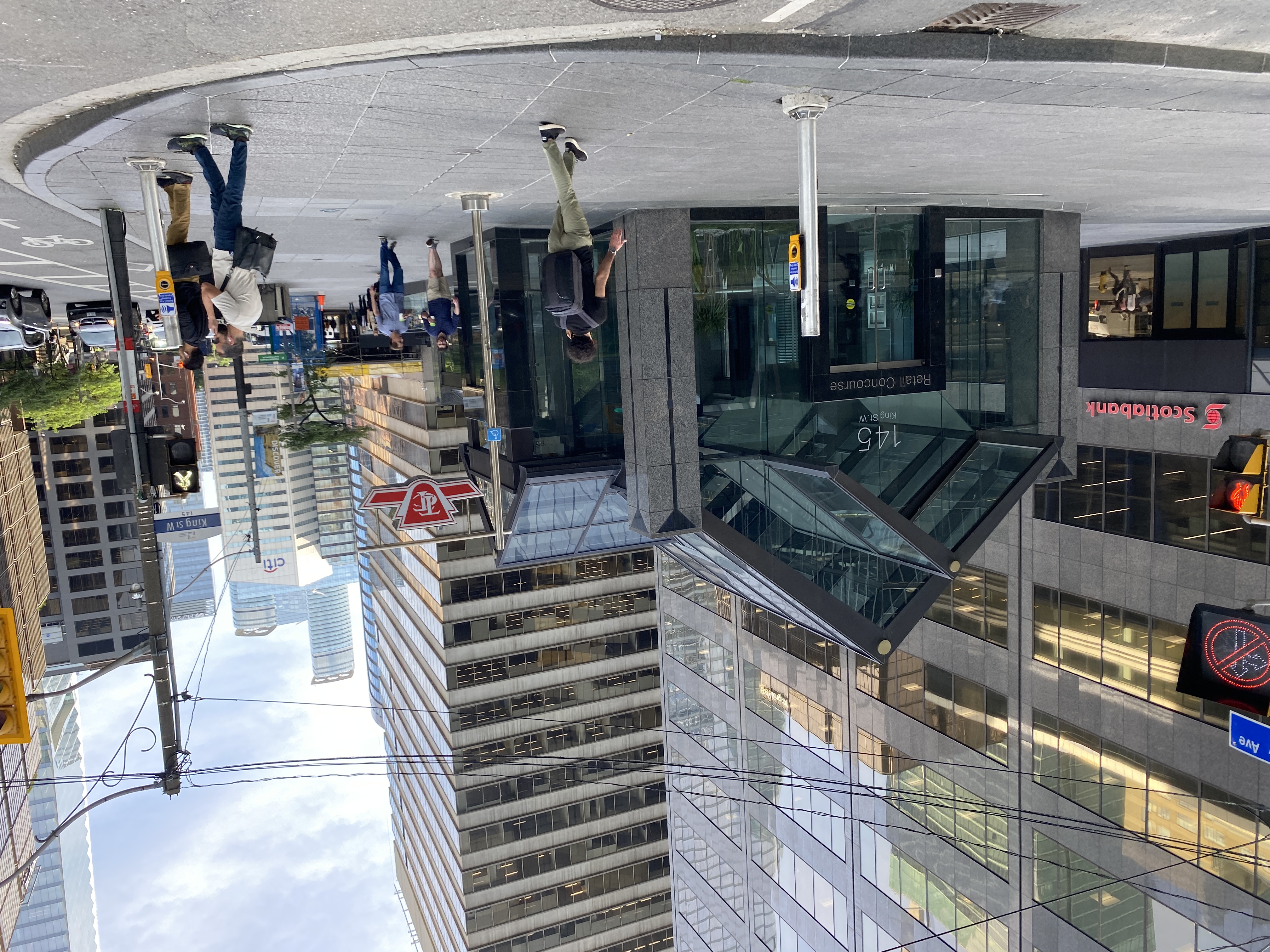 St Andrew Station in Toronto has an accessible entrance.