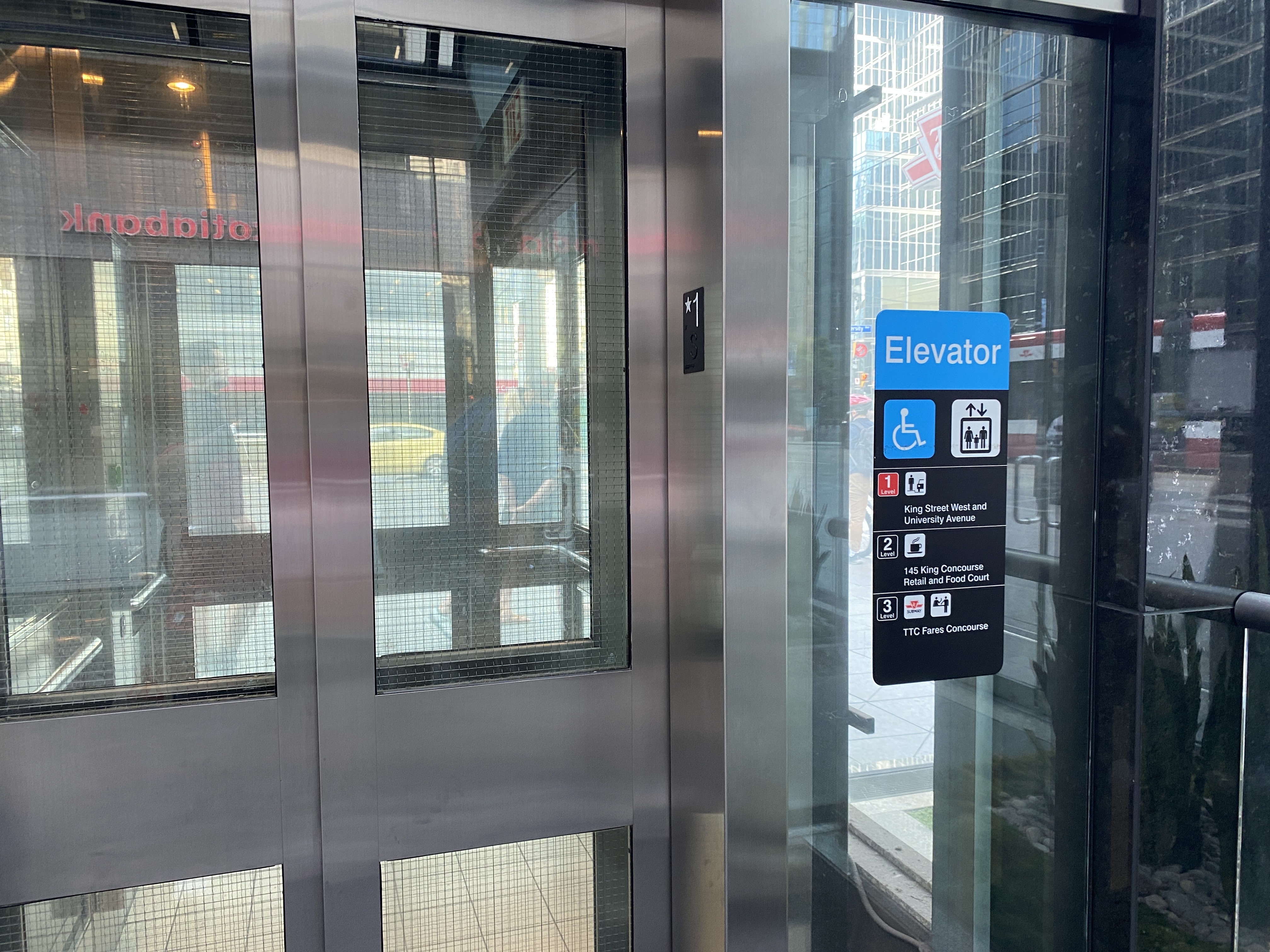 Riders with Accessibility needs can take the St. Andrew
      elevator.